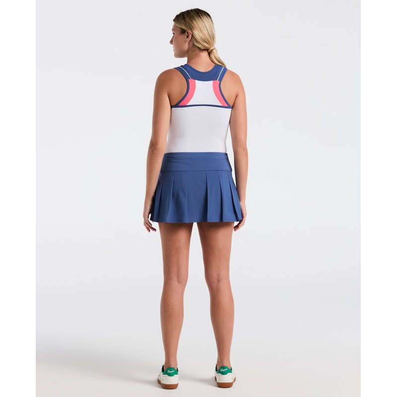 Women’s Tennis Pleated Skort|Caviar-SU|Caviar-TX|Pale Iris-SU|Black Iris-SU|True Navy-SU|True Navy-TX|Bright White-SU|True Navy-CX|XS|S|M|L|XL|XXL