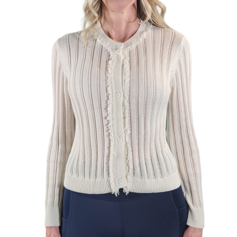 Alashan Cashmere Selene Cardigan – Ivory