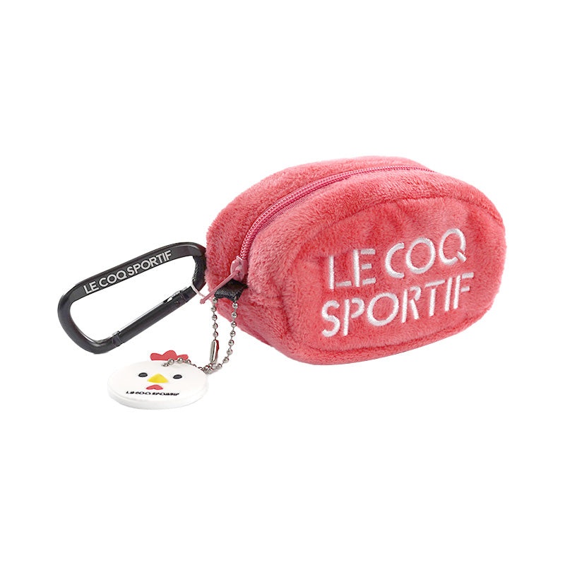 LE COQ SPORTIF GOLF Fluffy Ball Holder (Red)