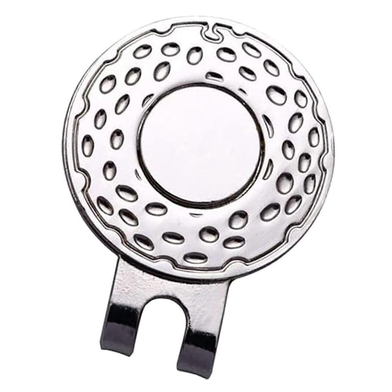 Magnetic Golf Hat Clip Golf Ball Target Marker Zinc Alloy Golf Hat Clips Training Accessories Durable