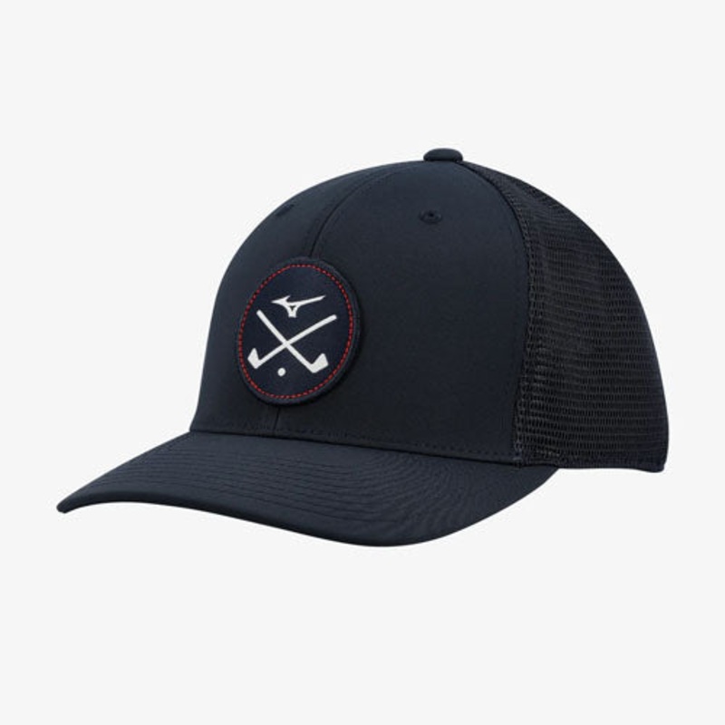 Mizuno Crossed Clubs Meshback – Navy