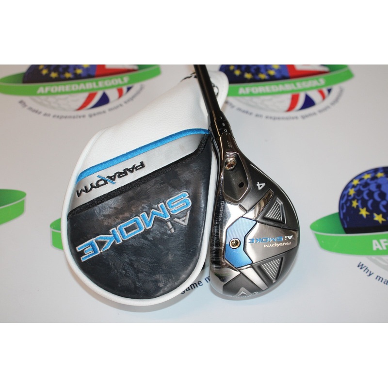 Used Callaway Paradym Ai Smoke 21 Degree #4 Hybrid Cypher Sixty 5.5 Regular Flex