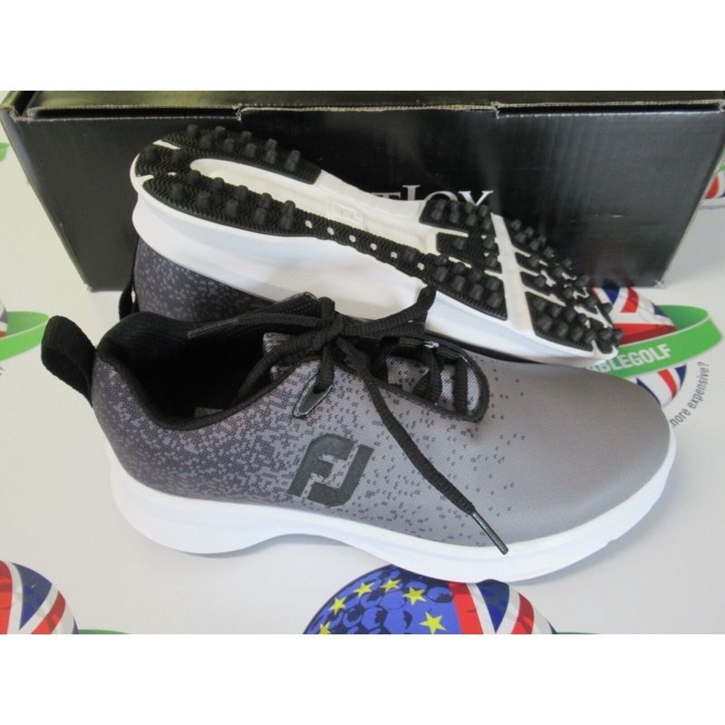 Footjoy Leisure Ladies Golf Shoes Charcoal/Grey/White 92925K UK Size 4 Medium