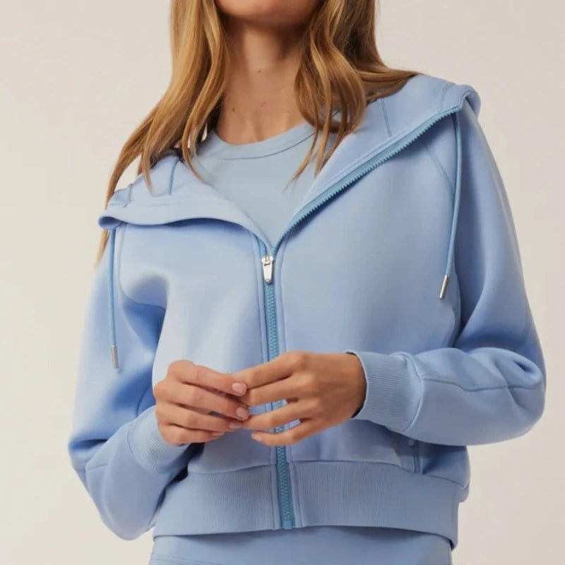 Greyson Kristina Zip Hoodie – Wolf Blue