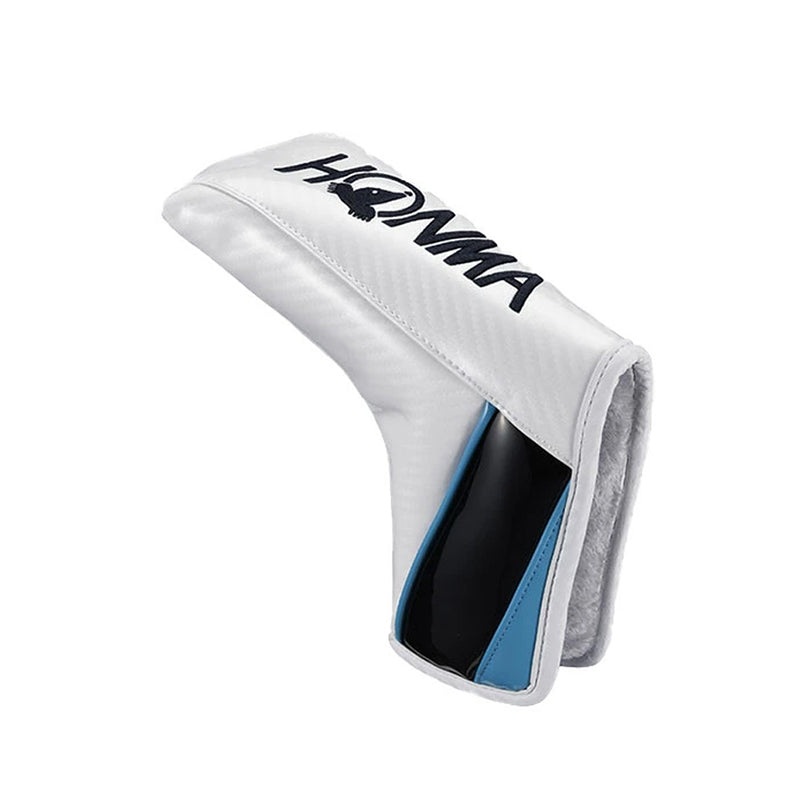HONMA Pro Blade Putter Headcover (White/Blue)