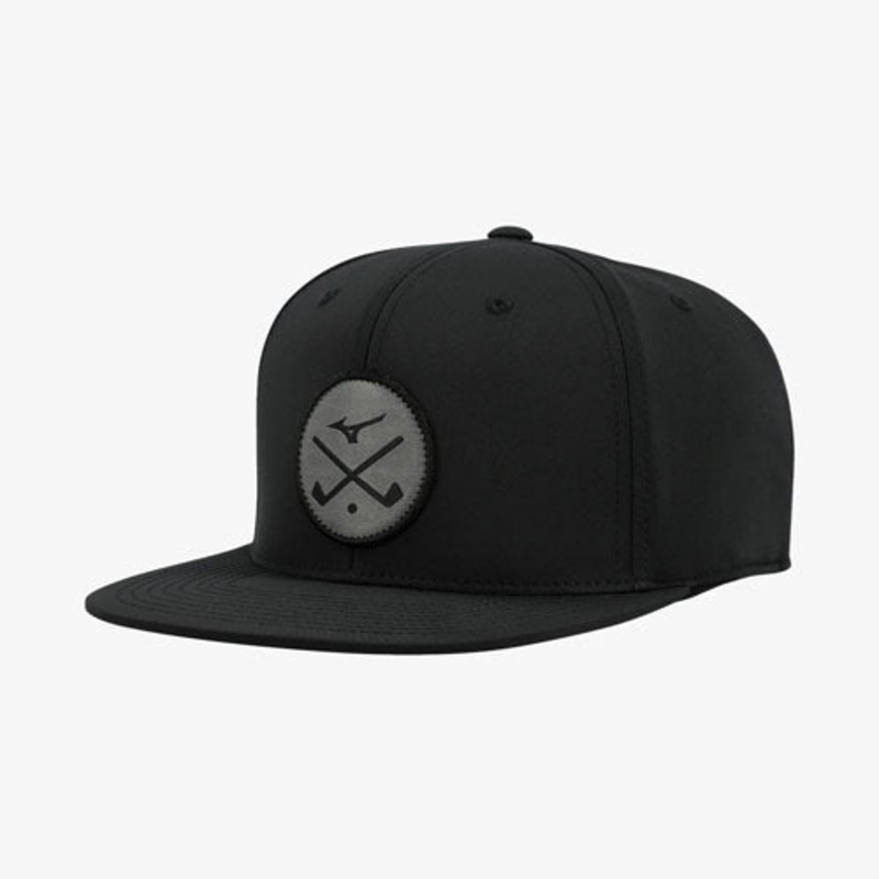 Mizuno Crossed Clubs Snapback – Black