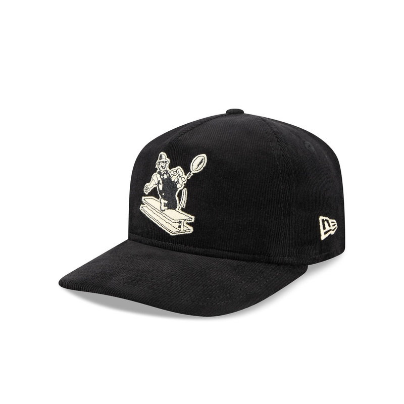 Pittsburgh Steelers Nostalgic Black Corduroy 19TWENTY Adjustable Hat