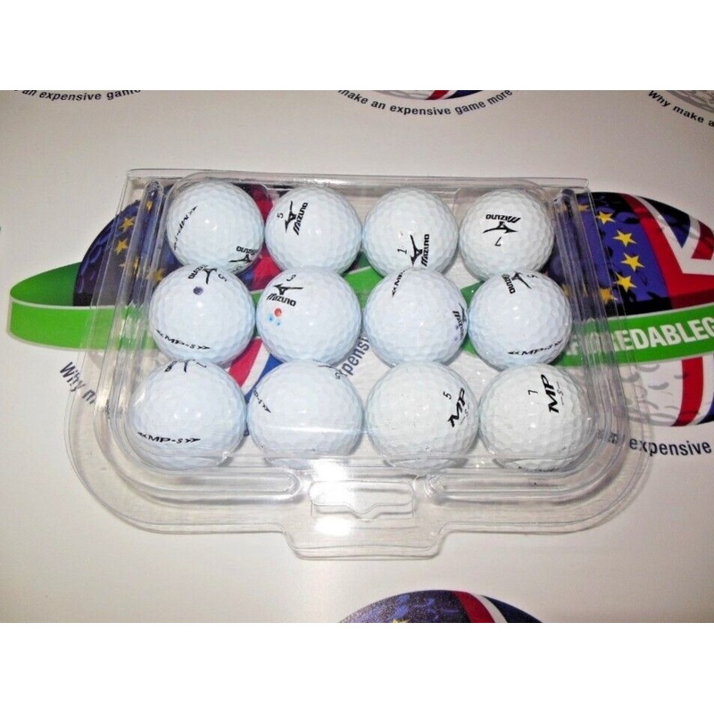 12 Mizuno Mp-S Golf Balls Pearl/Pearl 1 Grade