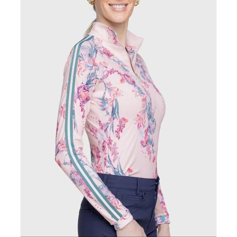 Kastel Tea Garden L/S Top – Pink Seafoam