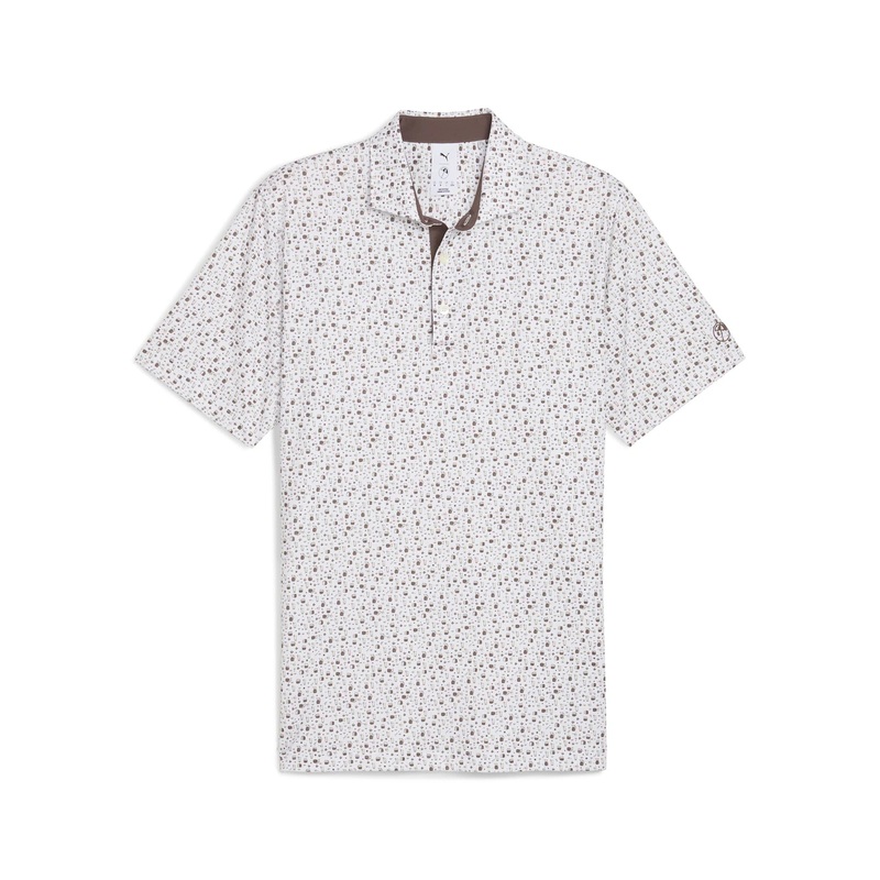 PUMA X AP Tea Time Polo – Glow White/Flat Bronze