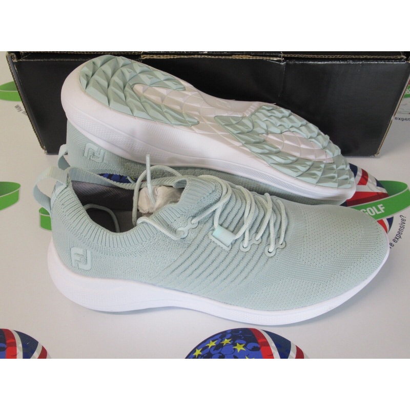 Footjoy Flex Xp Womens Golf Shoes Turquoise/White 95334K UK Size 6.5 Medium