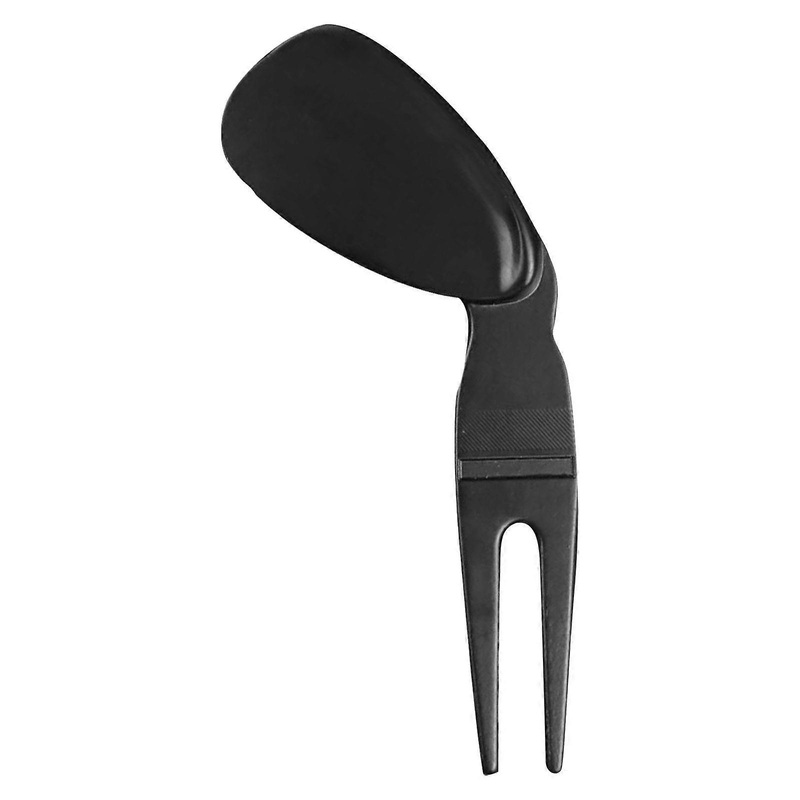 Golfs Pitch Mark Golfs Divot Repair Golfs Balls Retrievers Golfs Divot Tool Alloy Golfs Pitch Fork Green Repair Tool  Black