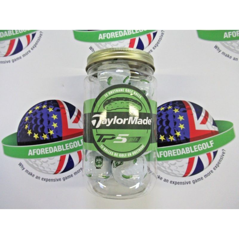 New 12 Taylormade Vault Limited Edition TP5 Pix Pickle Golf Balls