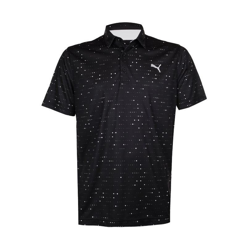 PUMA Keys Men’s Polo (Black/White Glow)