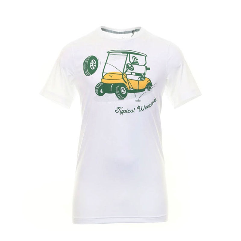 PUMA Typical Weekend Men’s T-Shirt (Bright White)