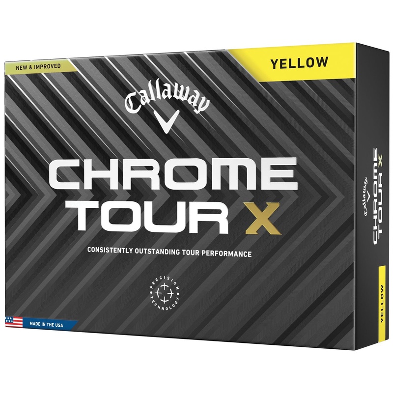 Callaway Chrome Tour X 1 Doz – Yellow