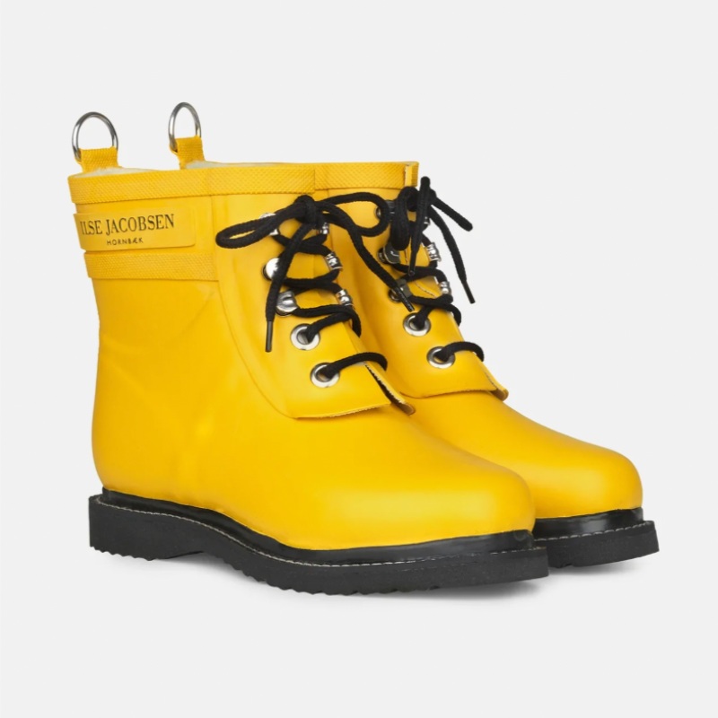 Ilse Jacobsen Short Rain boot – Yellow