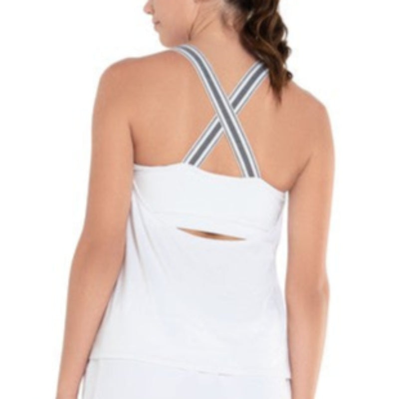 Lucky In Love/K-Swiss Bralette Tank – White