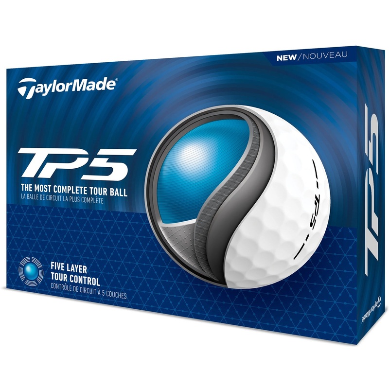 TaylorMade TP5 Golf Balls 1 Doz – White