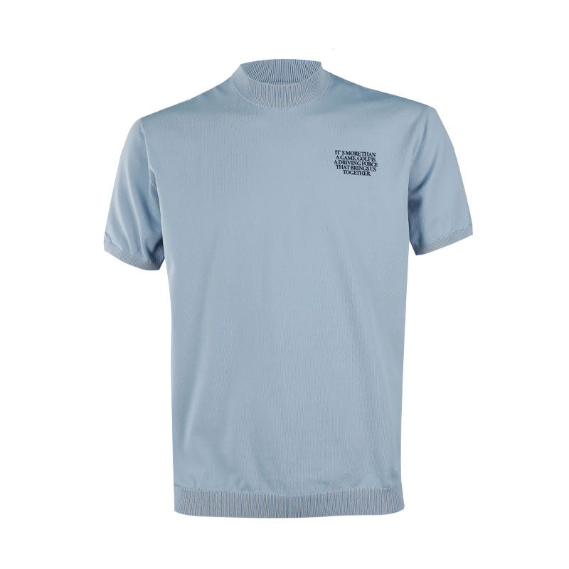 TAYLORMADE x United Arrows Bg Knit Unisex Mock Shirt (Sax)