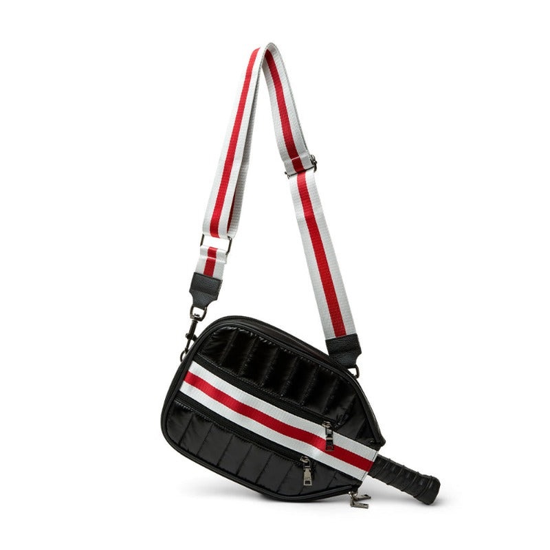Think Royln Crossbody Pickleball Bag – Pearl Black