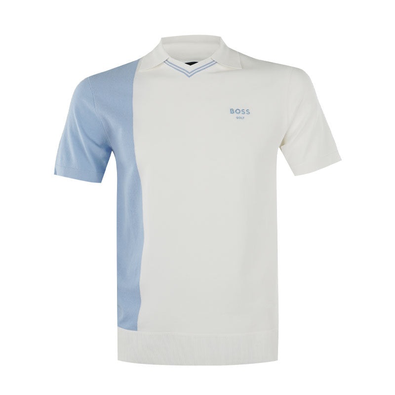 BOSS GOLF Seasonal Men’s Knit Polo (Light Blue)