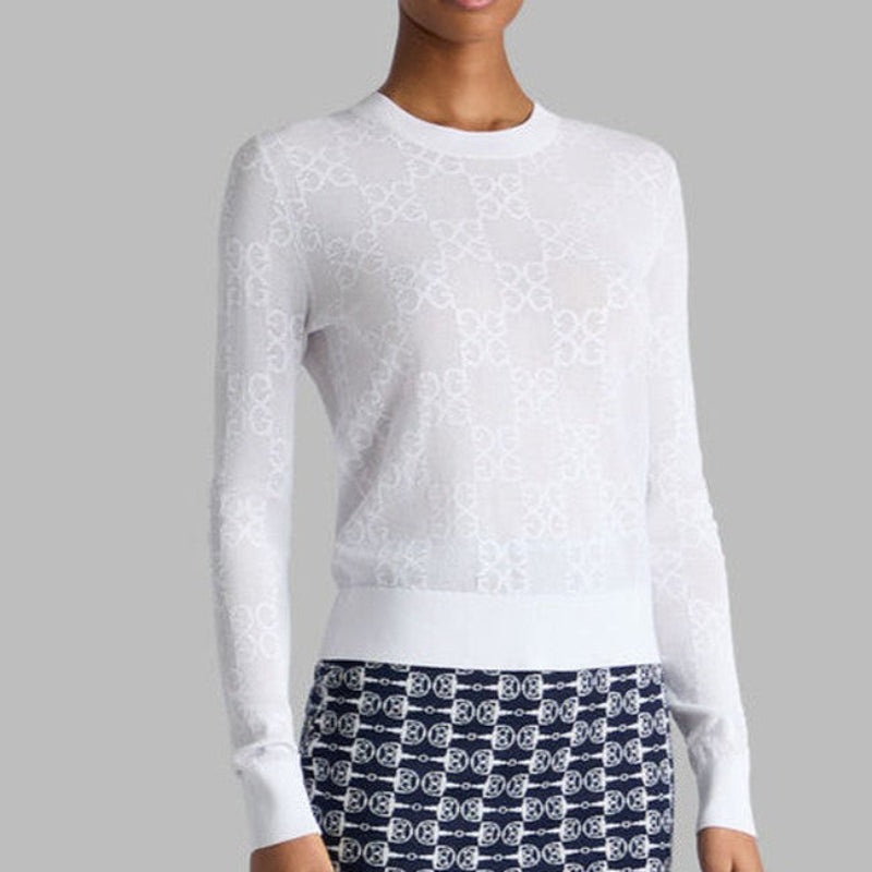 G/FORE Pointelle Sweater – Snow