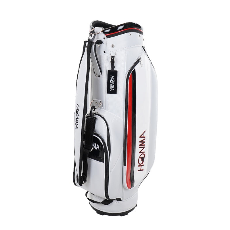 HONMA 9 Gear Entry Cart Bag (White/Red)