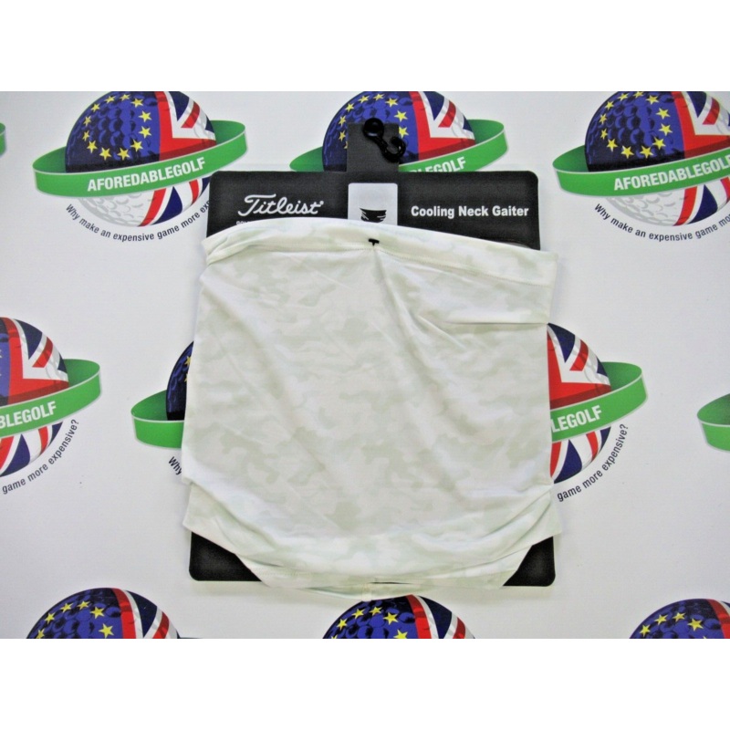 Titleist Limited Edition White Camo Cooling Neck Gaiter