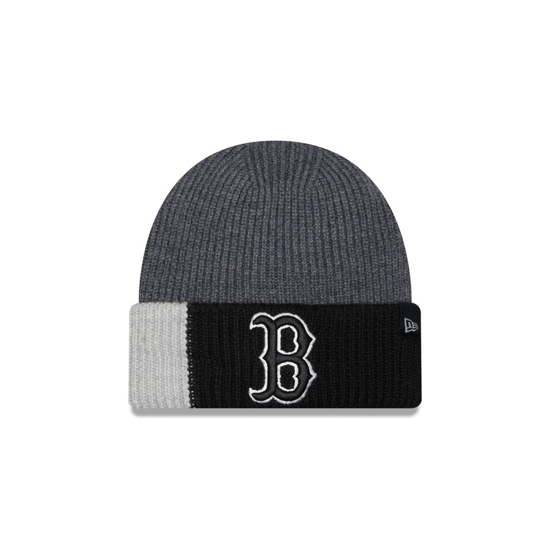 Boston Red Sox Merino Wool Color Block Cuff Knit Hat