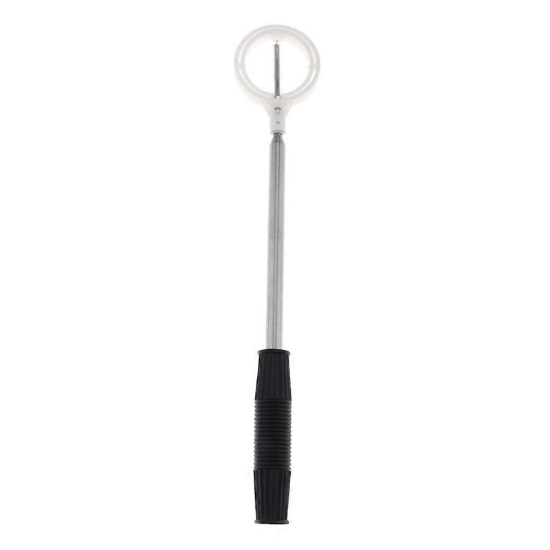 Folding Golf Ball Retriever Pick Up Tool Caddie Ball Collector Picker White