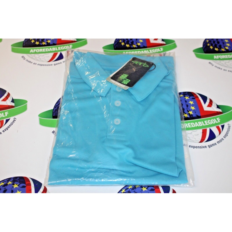 Garbinc Nate Junior Boys Polo Shirt Blue Atoll Size Large Ages 9-10