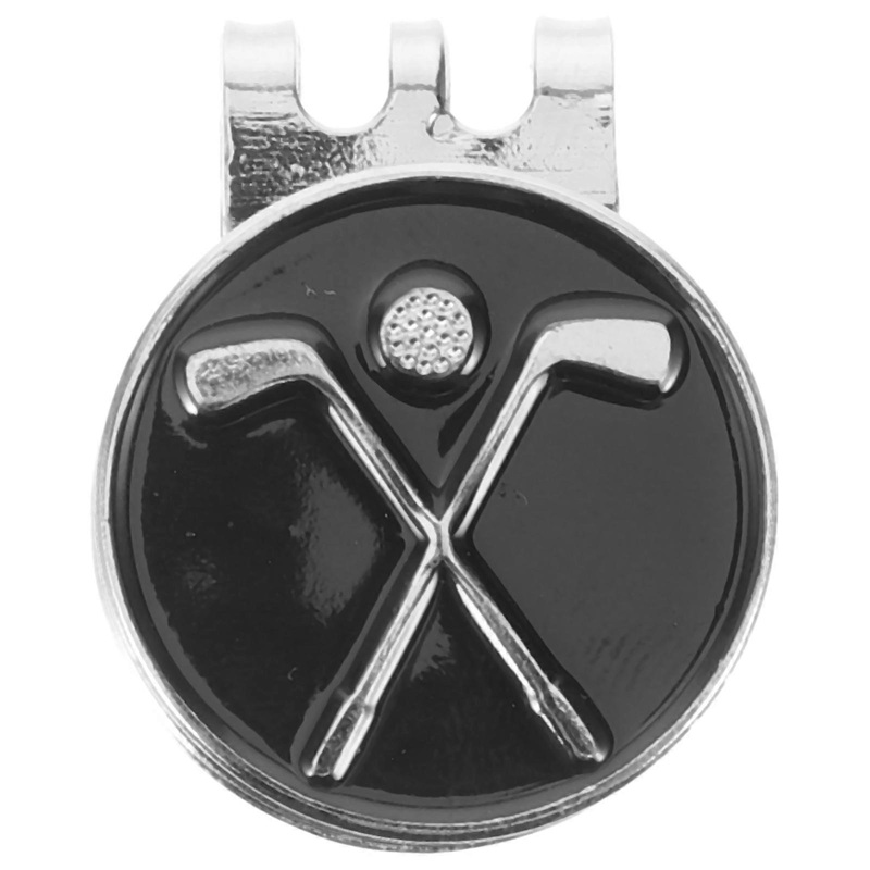 Hat Clip for Golf Metal Golf Hat Clip Golfing Ball Marker Zinc Alloy Durable Fashionable 1Pack