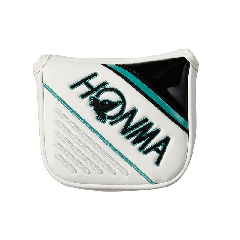 HONMA Pro Mullet Putter Headcover (White/Green)