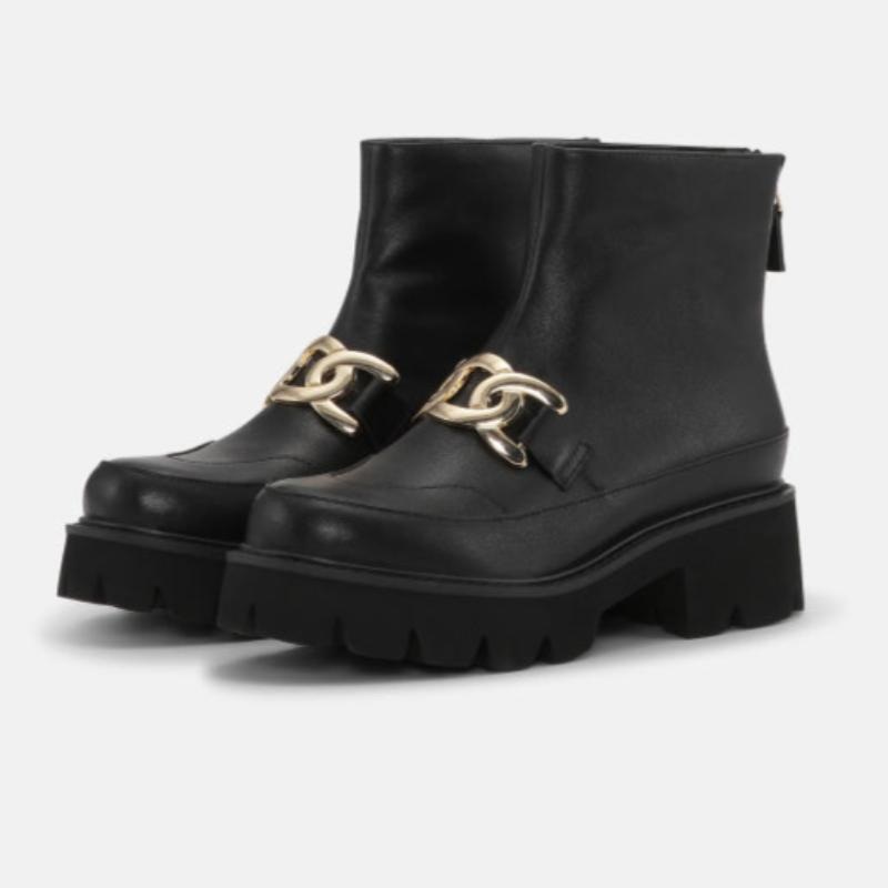Ilse Jacobsen Miley Buckle Boot – Black