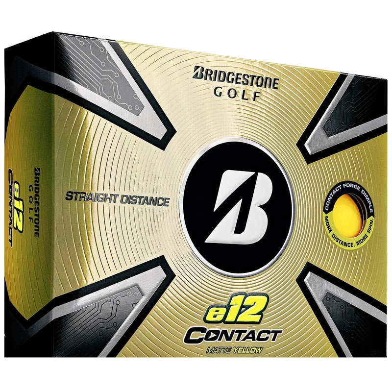 Bridgestone e12 Contact Ball 1 Doz – Matte Yellow