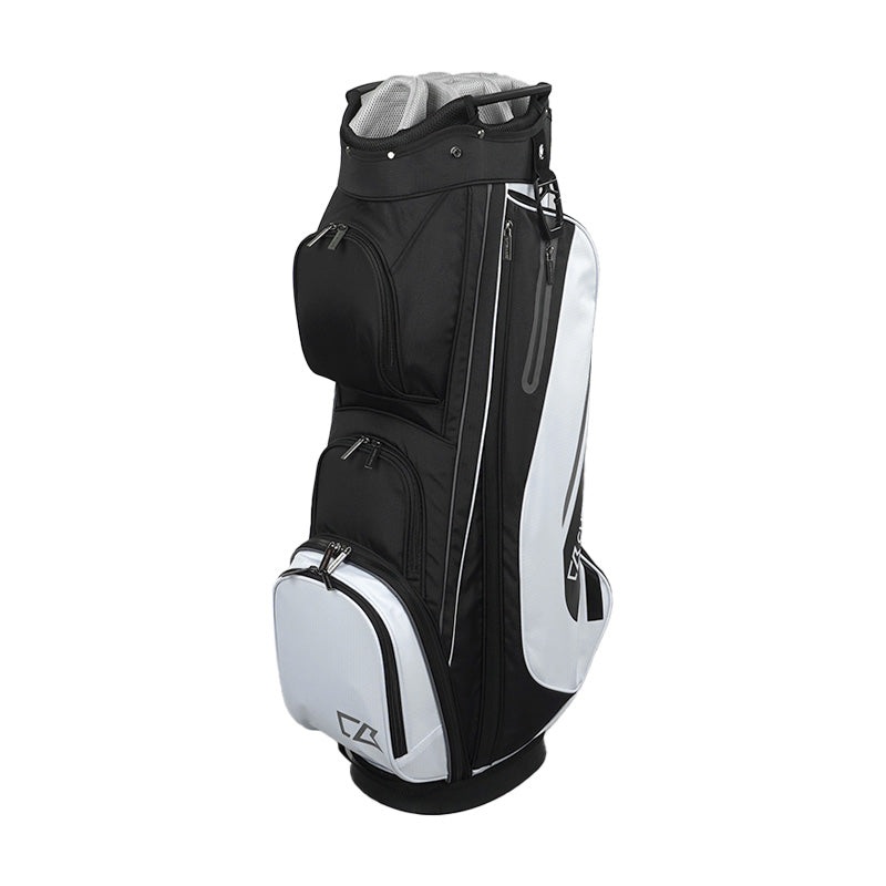 CUTTER & BUCK 9 Cart Bag (Black/White)