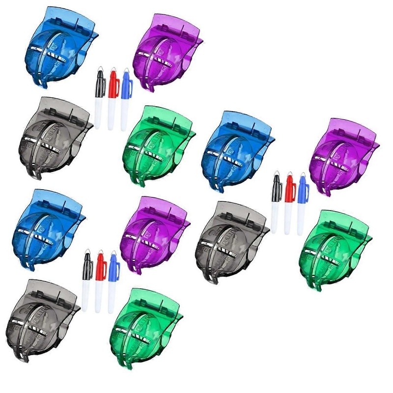 Golfmarker Golf Ball Marker Alignment Tool for Putting – Plastic Liner for Golf Balls in Random Color, 3 Inch Size