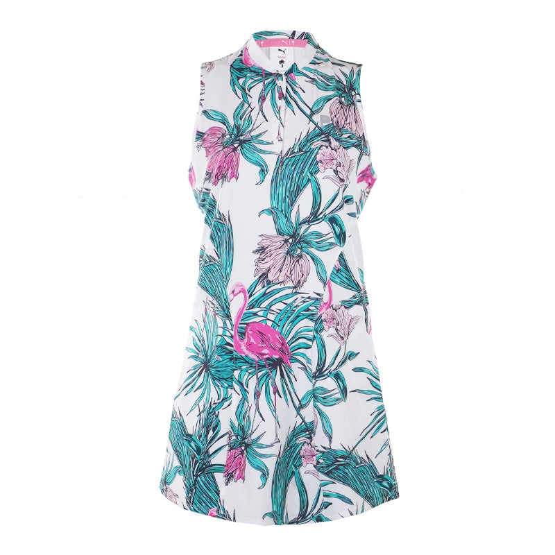 PUMA x PTC Flamingo Women’s Dress (White/Pink)