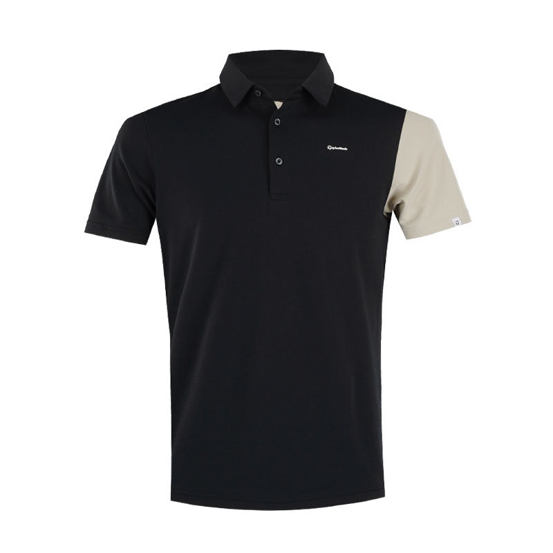 TAYLORMADE Diagonal Block Men’s Polo (Black)