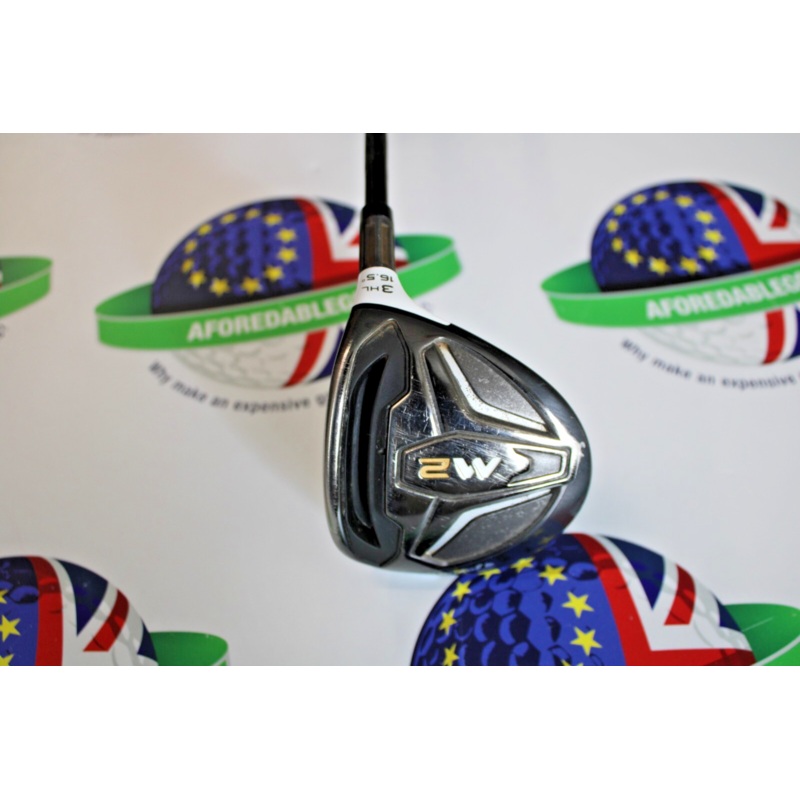 Used Taylormade M2 16.5 Degree 3 Hl Fairway Wood Reax 65G Graphite Regular Flex