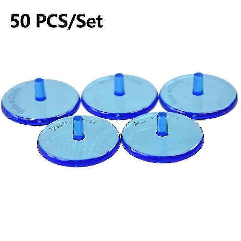 2025 D474 50Pcs Set 24mm Golf Ball Mark Position Markers Transparent Plastic Golf Ball Marker – Transpare