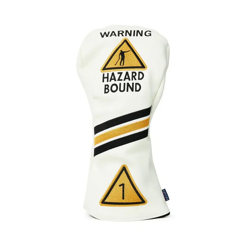 CMC Hazard Bound Driver Headcover – White