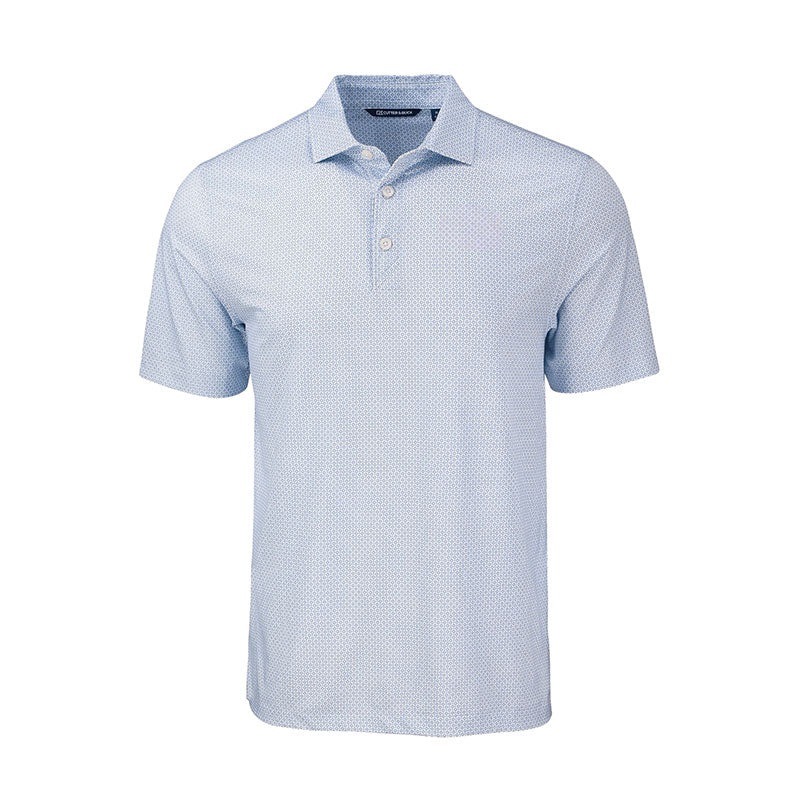 CUTTER & BUCK Pike Eco Diamond Dot Print Recycled Men’s Polo (Hyacinth)