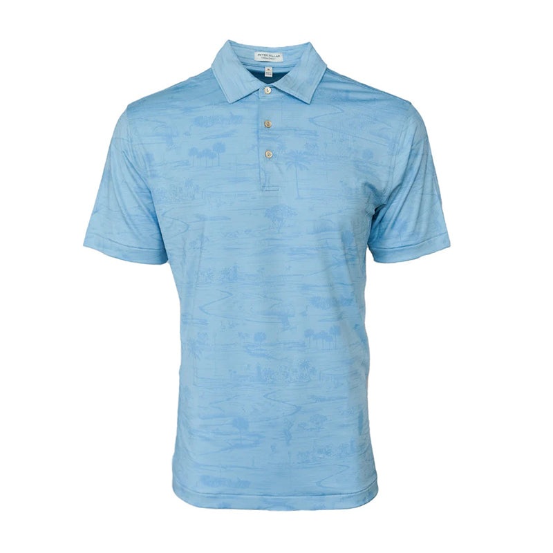 PETER MILLAR Country Performance Men’s Polo (Cottage Blue)