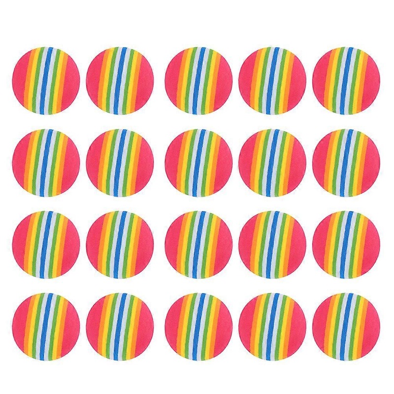 Soft Practice Golf Balls Lightweight For Close Range Hitting Training 42mm 50Pcs