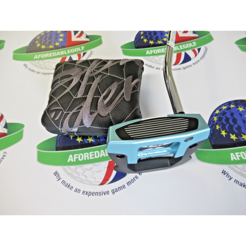 Taylormade Spider Gtx Light Blue Sb 33 Putter & Head Cover