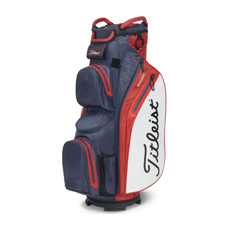 Titleist Cart 14 StaDry Cart Bag – Navy/White/Red