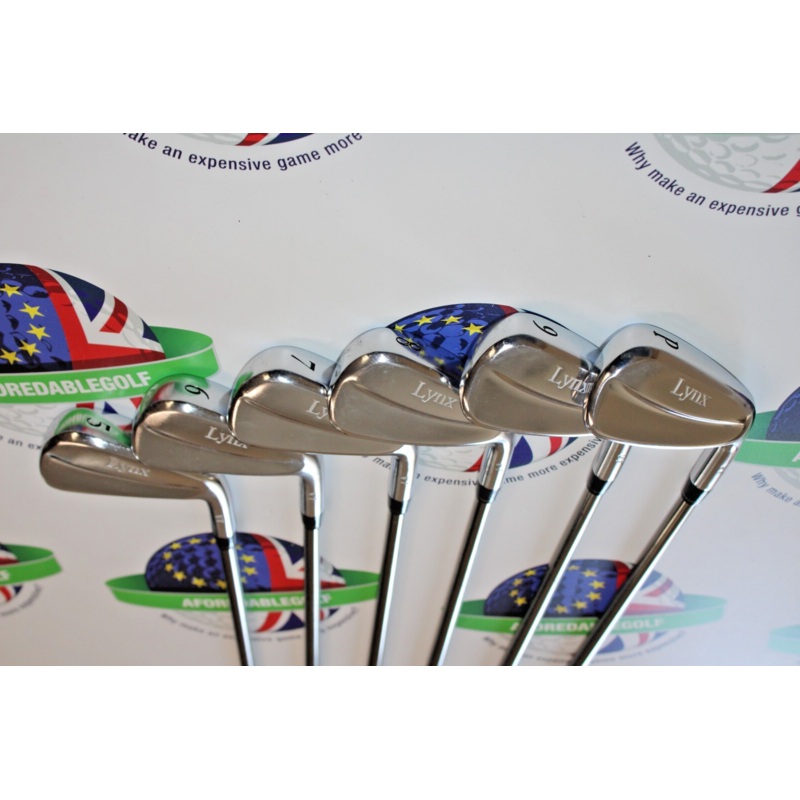 Used Lynx Vt Iron Set 5-Pw  Ust Mamiya Recoil Es F2 Graphite Shaft Senior Flex
