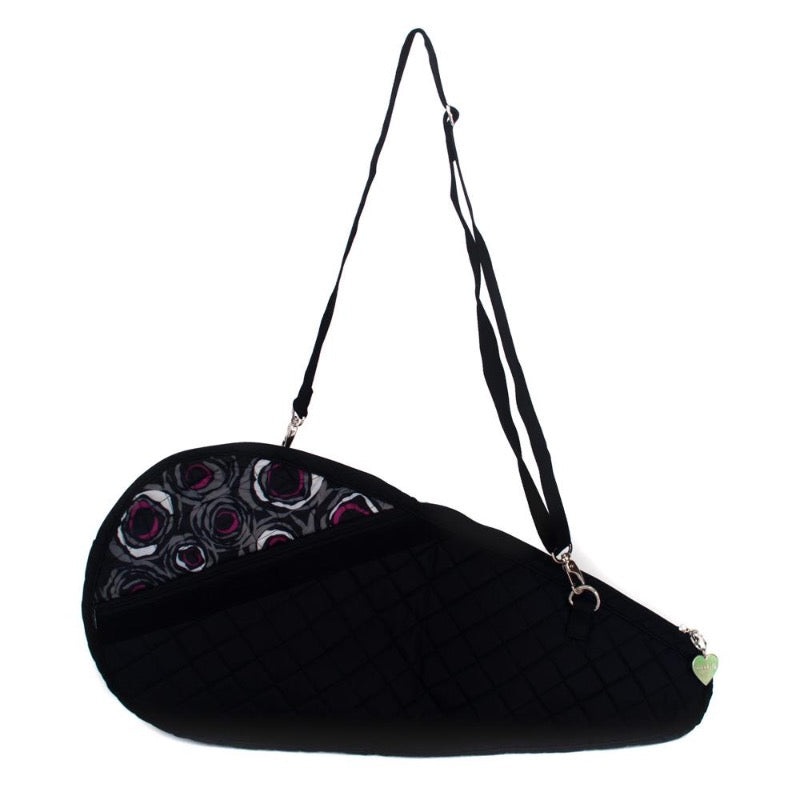 Cinda b Tennis Racquet Sleeve – Rosalita(Black)
